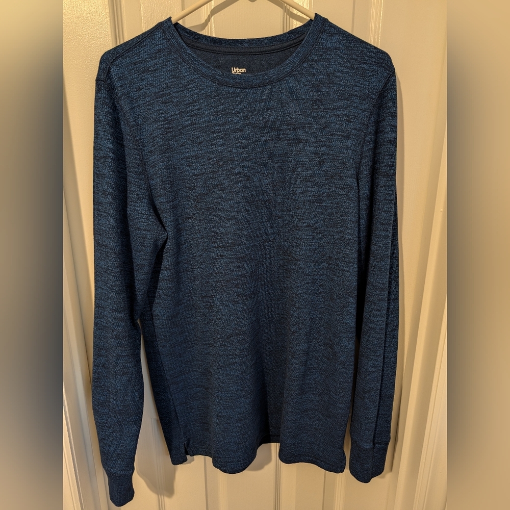 Urban Pipeline Dark Blue Ultimate SuperSoft Thermal Shirt Size M